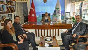 Bölge Müdürü Ünver ile Başkan Özdemir Bir Araya Geldi
