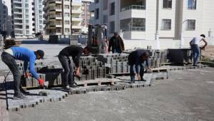 Karaköprü'de Kilitli Parke Çalışmalarına Hız Verildi-Videolu Haber