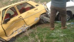 Suruç'ta trafik kazası, 2 yaralı