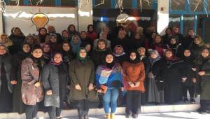 Bayan Beyazgül'den Eşine Destek