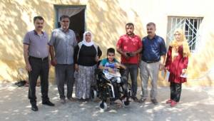 Abdulkadir, okula artık akülü sandalye ile gidecek