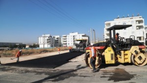 Şanlıurfa’da asfaltlama çalışmaları devam ediyor