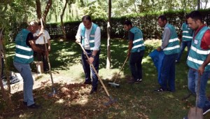 Siverek'te mahkumlar temiz bir çevre için temizlik yaptı