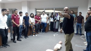 112 Acil Çağrı Merkezi personeline yangın eğitimi