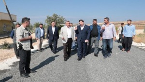 Beyazgül Başören'deki Yol Çalışmalarını İnceledi