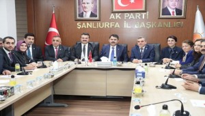 Bakan Kurum Şanlıurfa'da Projeler İçin Kararlar Aldık