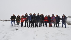 Fırat Gezginler Kulübü Karacadağ’a Tırmandı