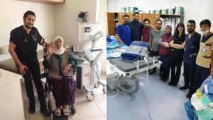 Şanlıurfa'da 100 Yaşındaki Hastaya Kalıcı Kalp Pili Takıldı