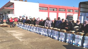 35 Hristiyan Aileye Yardım Dağıtıldı