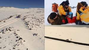 Karacadağ'da Zorlu Kış Mesaisi