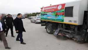 Karaköprü Filosuna Yol Süpürme Aracı Ekledi