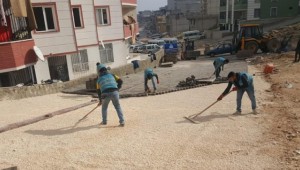 Osmanlı Mahallesinde Parke Taşı İşlemi Sürüyor