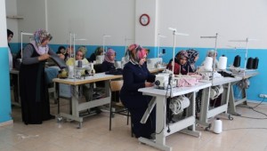 Şanlıurfa’lı kadınlar kurslarla meslek sahibi oluyorlar 