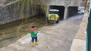 14 Merkez 86 Mahallede İlaçlama Çalışması