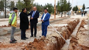 Akçakale Aile Mezarlığında Drenaj Çalışması