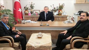 Beyazgül ve Canpolat’tan Muhtar Korkmaz’a Ziyaret