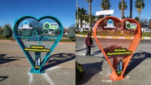 Eyyübiye'nn Dört Bir Yanına Atık Toplama Kutuları Yerleştirdi