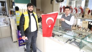 Haliliye’den Türk bayrağına yapılan saldırıya tepki 