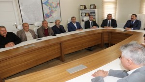 Karaköprü Belediyespor Yönetimi Baydilli'yi Ziyaret Etti