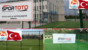 Spor Toto’dan Suruç'a Halı Saha Desteği