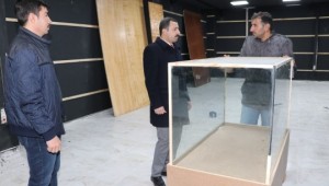 Basın müzesinde çalışmalar devam ediyor 