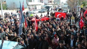 Ceylanpınar'dan Rejime Tepki Mehmetçiğe Destek