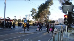 Emirgan Yaya Geçidine Mobil Sinyalizasyon Kuruldu