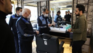 Haliliye Zabıtasından kuaförlere uyarı 