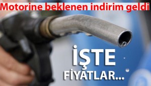 Motorine beklenen indirim geldi