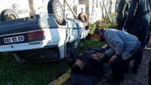 Şanlıurfa’da otomobil takla attı: 1 yaralı