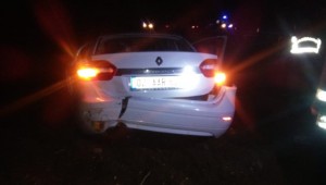 Şarampole devrilen otomobilin sürücüsü hayatını kaybetti 