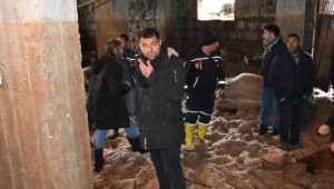 Selin vurduğu evlerde hasar tespiti yapıldı 