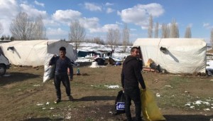 Urfalı geçici tarım işçilerine yardım 