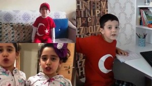 Urfalı Minik Öğrencilerden Evde Kal Çağrısı