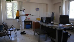 Haliliye'de Aile Sağlığı Merkezleri Dezenfekte Ediliyor