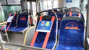 Urfa’da Toplu Taşıma Araçlarında Sosyal Mesafe Uygulanıyor