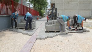 Eyyübiye’de yol yapım çalışmaları sürüyor 