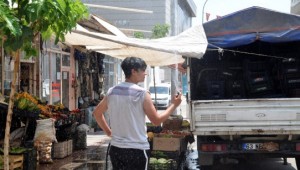 Çöl sıcakları kendini hissettirmeye başladı 