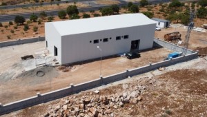 Bozova mezbaha inşaatı hızla yükseliyor