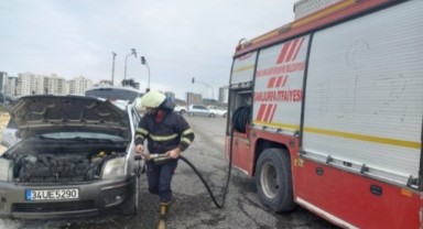 Şanlıurfa'da araç yangını
