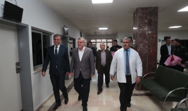 Beyazgül’den 14 mart tıp bayramı ziyareti (Video)