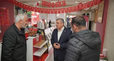 Beyazgül esnaf ve vatandaşların dua ve desteğini alıyor