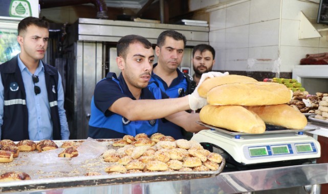 Haliliye zabıtasından fırınlara gramaj ve baca denetimi (video)