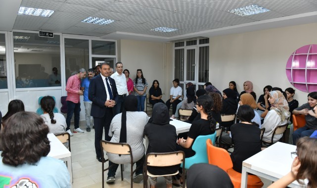 Şıldak, Zeytindalı eğitim kampüsünde öğrenci pansiyonlarını denetledi