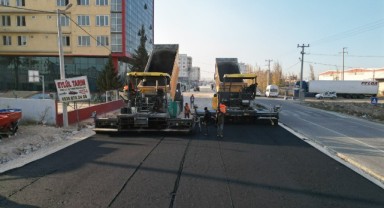 Büyükşehir konuklu‘da 1. etap asfaltlama çalışmalarını tamamladı (video)
