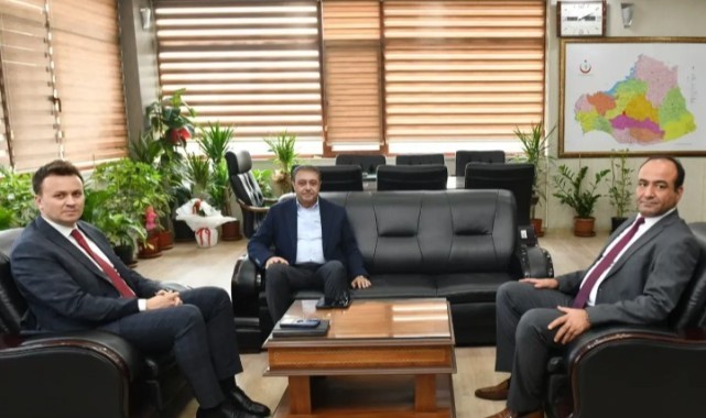 Şanlıurfa Valisi Hasan Şıldak’tan İl Sağlık Müdürü Erhan Berk’e Ziyaret